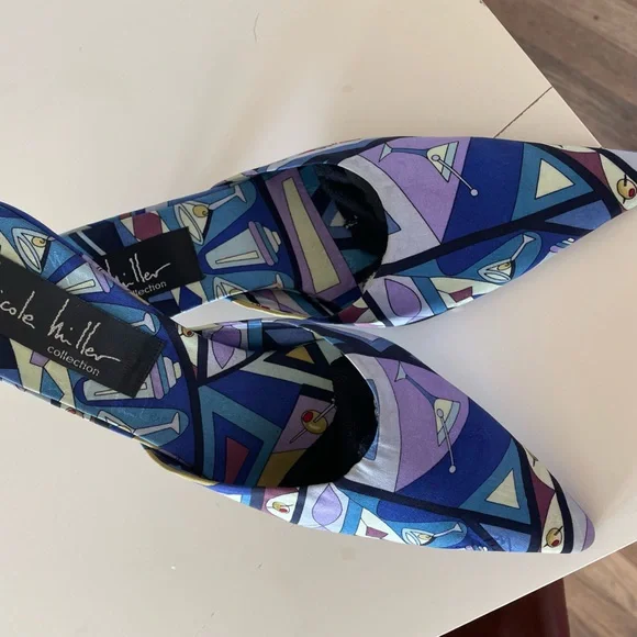 90s/Y2K Nicole Miller Dirty Martini kitten heels - Picture 3 of 7